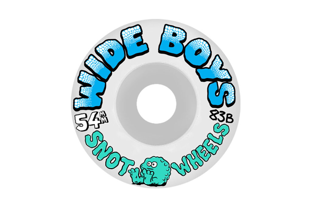 SNOT WIDE BOYS WHITE 54MM 83B WHEELS Street