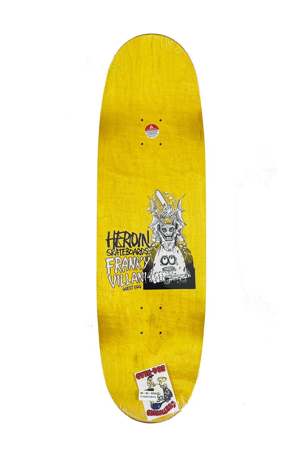 HEROIN - FRANKY VILLANI GUEST EGG PURPLE STAIN 9.5” X 32.25” DECK - Image 2